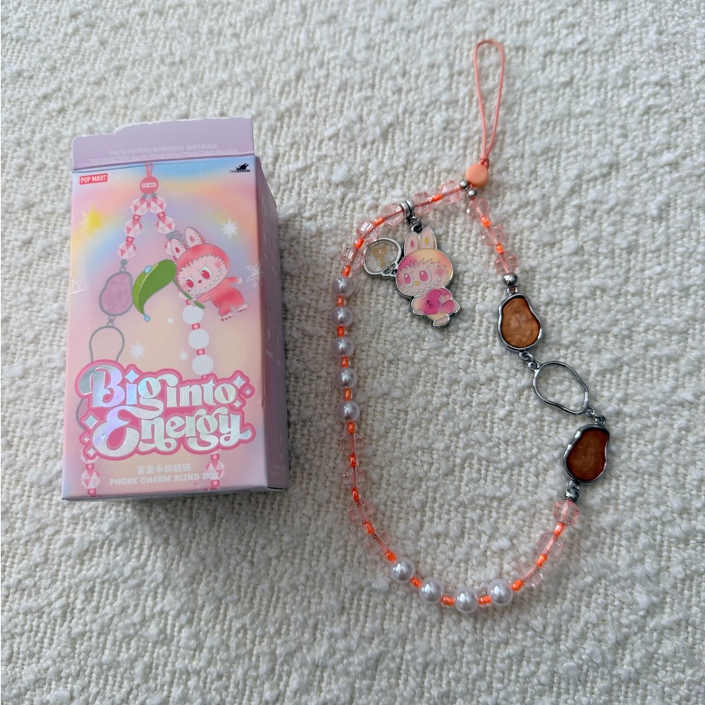Labubu Big Into Energy, Loyalty, Monster Phone Charm